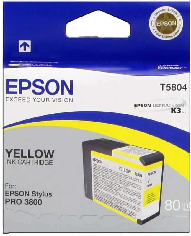 Cartridge Epson T580 žltá