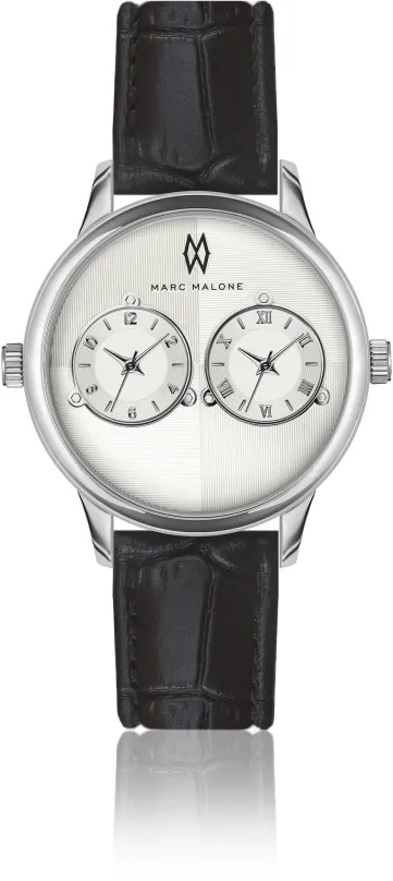 Pánske hodinky MARC MALONE Louis Croco Black Leather CBC-2200S