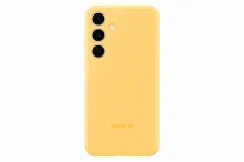 Kryt na mobil Samsung Galaxy S24+ Silikónový zadný kryt Yellow