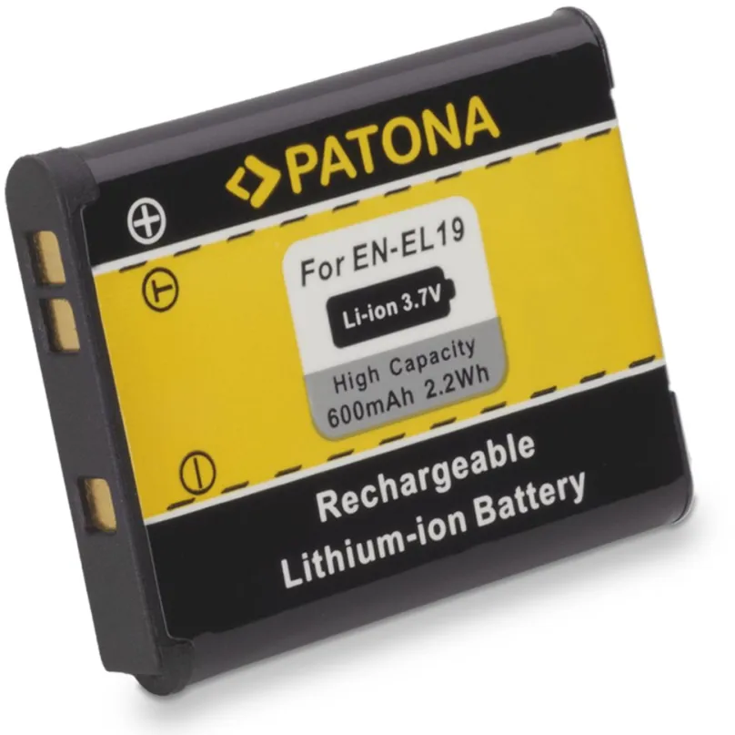 Batérie pre fotoaparát Paton pre Nikon EN-EL19 600mAh Li-Ion