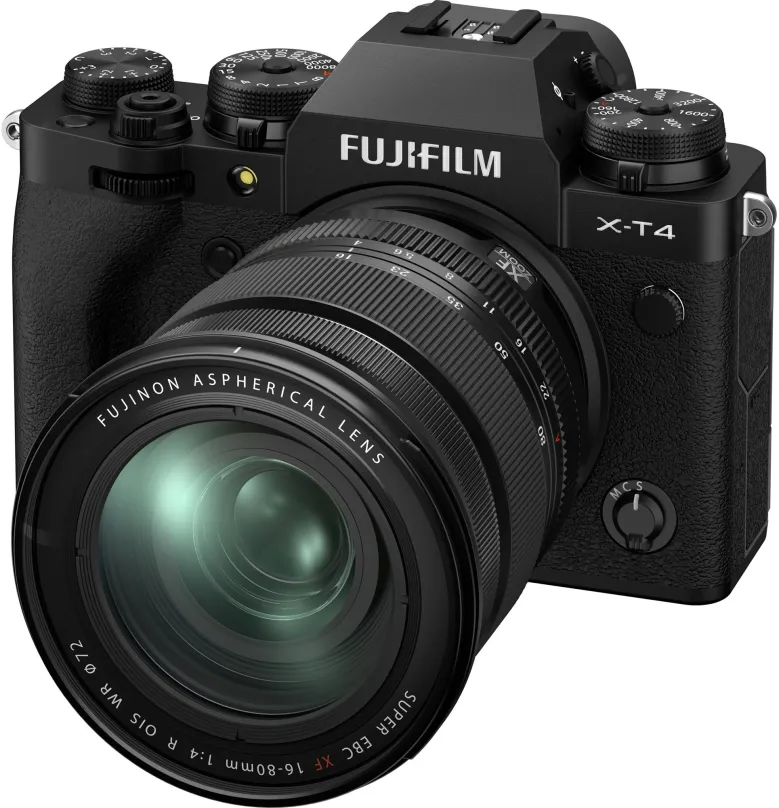 Digitálny fotoaparát Fujifilm X-T4 + XF 16-80 mm f/4,0 R OIS WR čierny