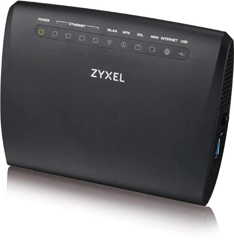 VDSL2 modem Zyxel VMG3312-T20A-EU01V1F, automatické snímanie medzi VDSL2 a ADSL2, zlučuje