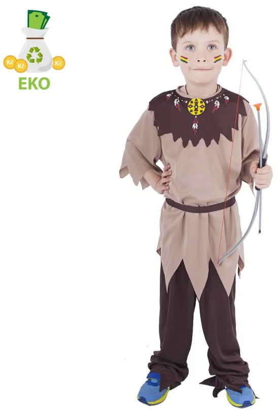 Kostým Rappa detský kostým indián s opaskom (M)