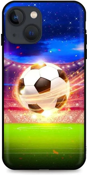 Kryt na mobil TopQ iPhone 13 silikón Football Dream 64912