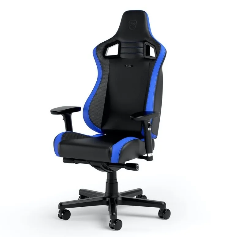 Herná stolička Noblechairs EPIC Compact, čierna/carbon/modrá