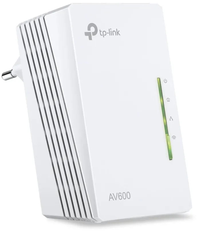 Powerline TP-Link TL-WPA4220, prenosová rýchlosť 600 Mb/s, rýchlosť WiFi 300 Mb/s, 2 x LAN