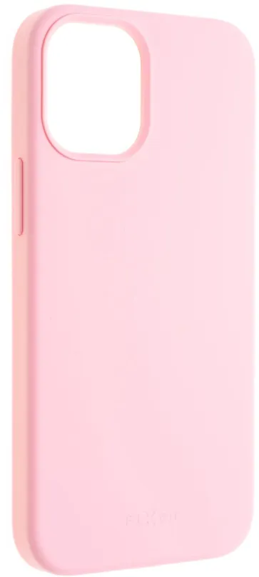 Kryt na mobil FIXED Flow Liquid Silicon case pre Apple iPhone 12 mini ružový
