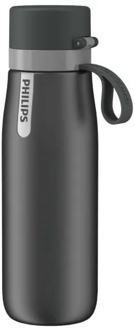 Filtračná fľaša Philips GoZero Daily filtračná fľaša, thermo, čierna