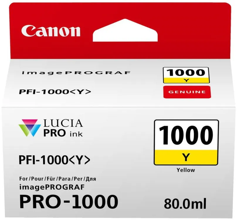 Cartridge Canon PFI-1000 žltá