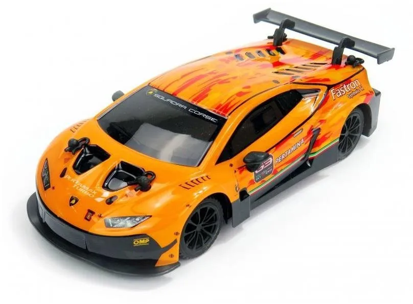 RC auto Siva Lamborghini Huracán GT3 oranžová, - vhodné pre deti od 6 rokov, mierka: 1:24,