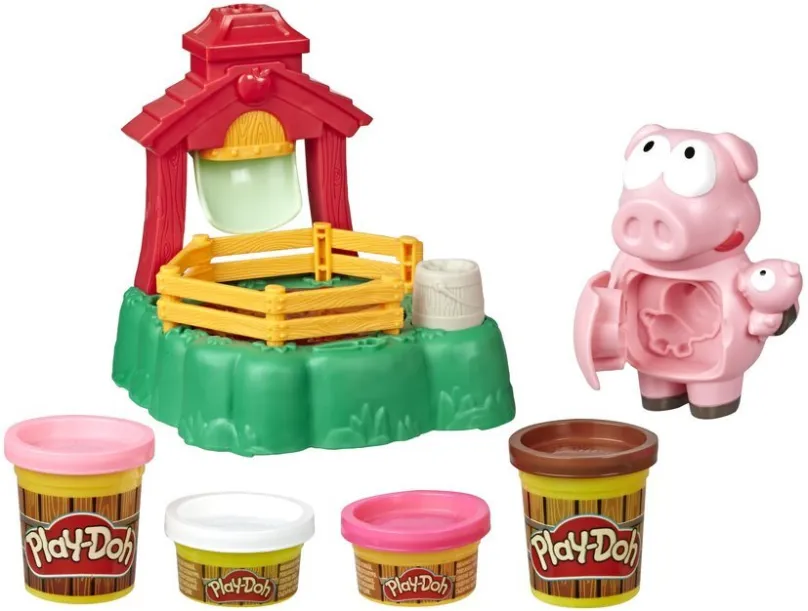 Modelovacia hmota Play-Doh Animal Crew Prasacia rodinka
