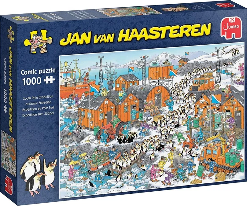 Puzzle Jumbo Puzzle Expedícia na Južný pól 1000 dielikov