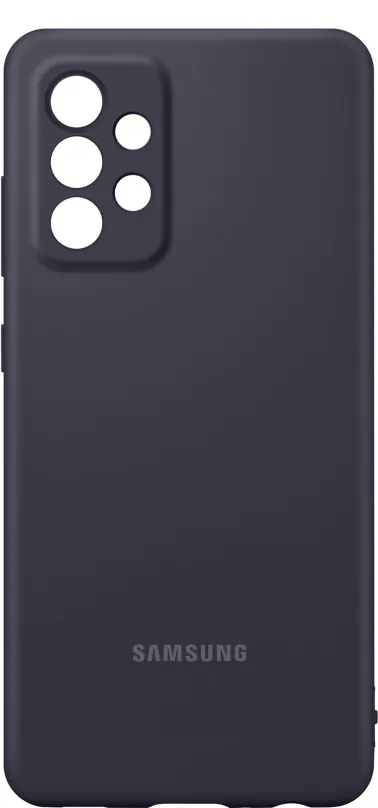 Kryt na mobil Samsung Silikónový zadný kryt pre Galaxy A52/A52 5G/A52s čierny