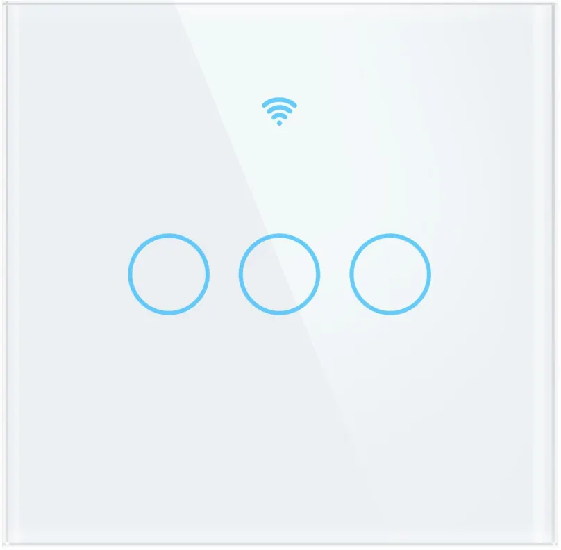 WiFi spínač Smoot Air Light Switch Počet tlačidiel: Trojtlačítkový