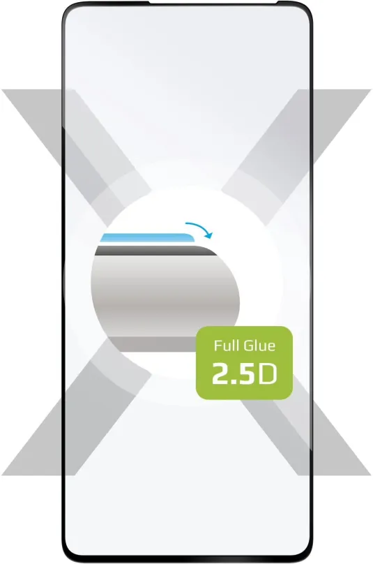 Ochranné sklo FIXED FullGlue-Cover pre Xiaomi 11T Pro/11T čierne