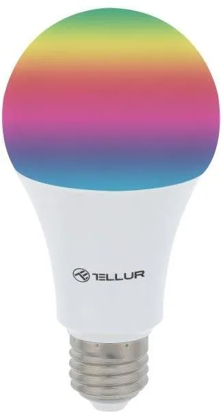 LED žiarovka Tellur WiFi Smart RGB žiarovka E27, 10 W, biela, teplá biela