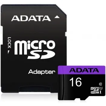 Pamäťová karta ADATA Premier MicroSDHC 16GB UHS-I + SDHC adaptér