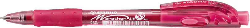 Guľôčkové pero STABILO marathon - 1 ks - červená
