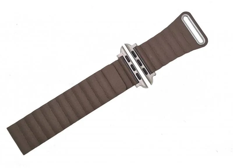 Remienok Drakero Kožený Elegancia pre Apple Watch 42mm / 44mm / 45mm / Ultra 49mm hnedý