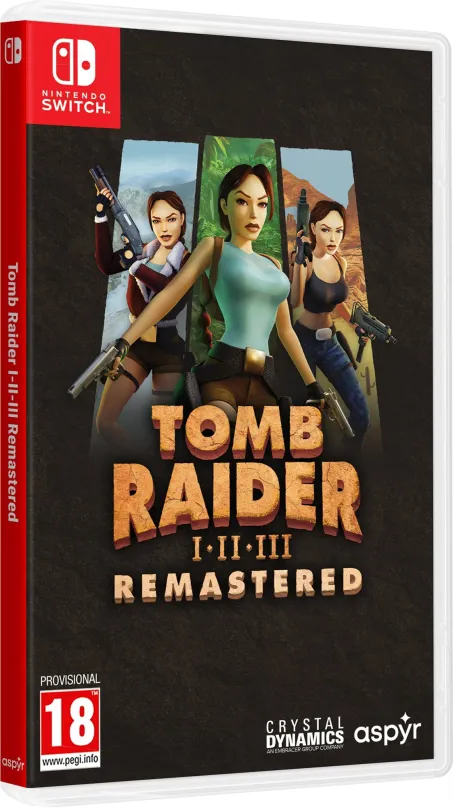 Hra na konzole Tomb Raider I-III Remastered Starring Lara Croft - Nintentdo Switch