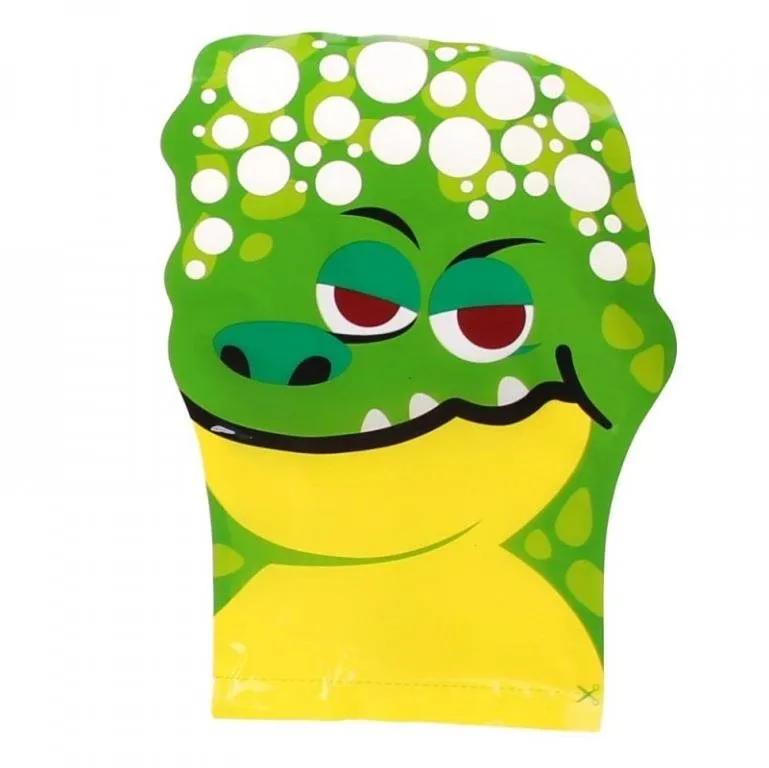 Bublifuk Bubbles zábavná rukavica s bublifukom - krokodíl