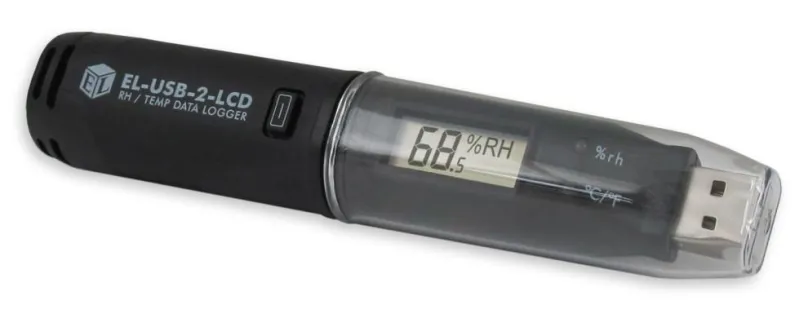 USB datalogger na meranie teploty, vlhkosti, rosného bodu - USB-TH LCD