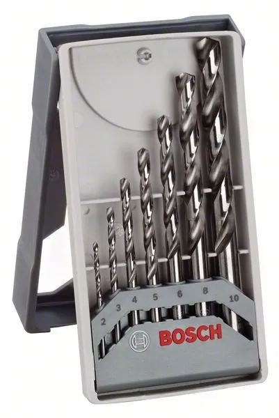Súprava vrtákov Bosch 7ks Mini X-line set vrt. do kovu HSS-G 2.608.589.295