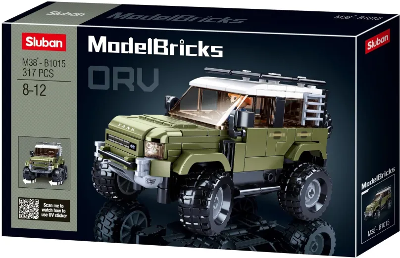 Stavebnica Sluban Model Bricks M38-B1015 Anglický SUV automobil