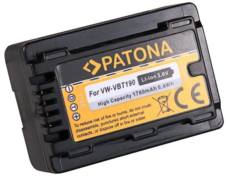 Batéria pre fotoaparát PATONA pre Panasonic VBK180 1790mAh Li-Ion
