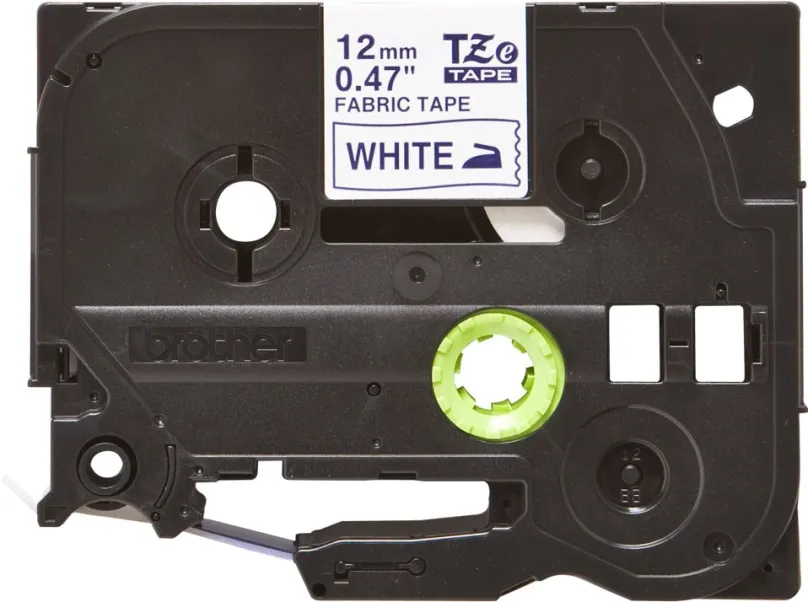 TZ páska Brother TZe-FA3, biela a modrá, 12mmx3m, zažehľovacia