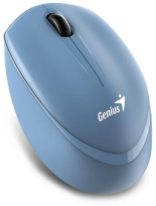 Myš Genius NX-7009 modrá, bezdrôtová, optická, symetrická, pripojenie cez bezdrôtový USB
