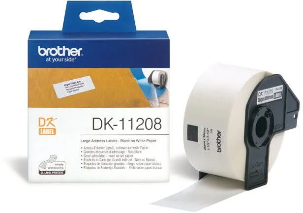 Papierové štítky Brother DK 11208