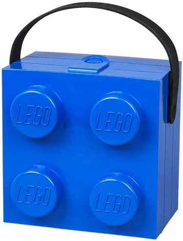 Úložný box LEGO box s rukoväťou 166 x 165 x 117 mm - modrý