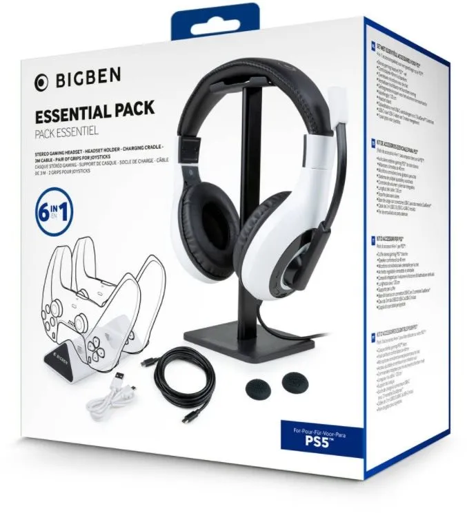 Príslušenstvo k ovládaču BigBen Essential Pack 5v1 - PS5