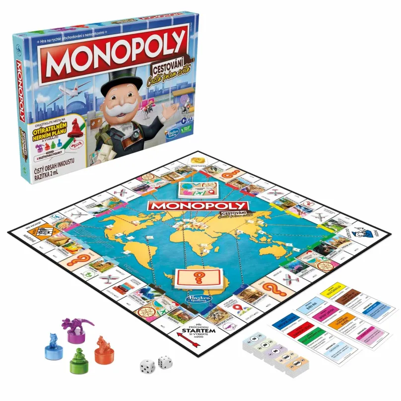 Dosková hra Monopoly Cesta okolo sveta CZ verzia