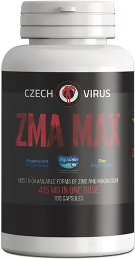 Anabolizér Czech Virus ZMA Max 100 cps