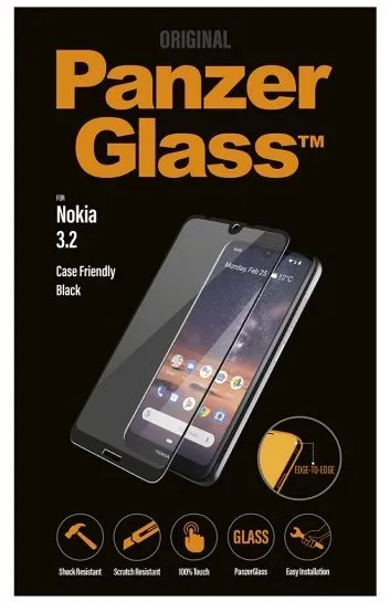 Ochranné sklo PanzerGlass Edge-to-Edge pre Nokia 3.2 čierne