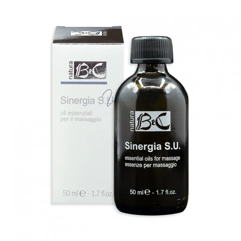 Esenciálny olej BeC Natura Sinergia SU- Jemná zmes 20 esenciálnych olejov pre reflexológiu a aromaterapiu a masáže,