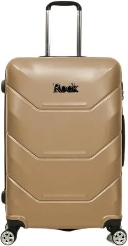 Cestovný kufor Rock TR-0230-L ABS - champagne