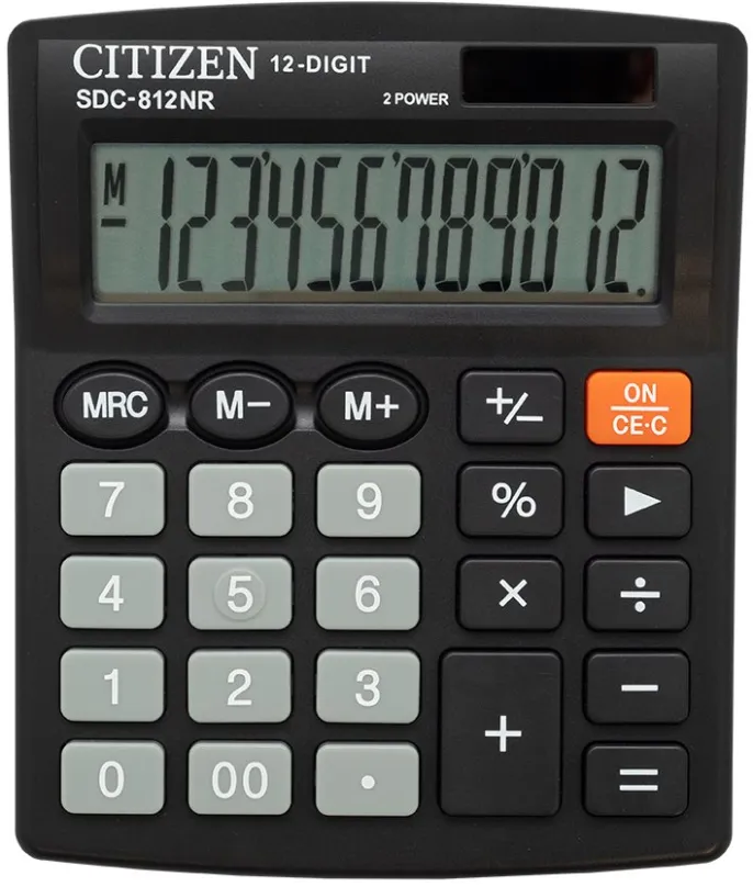 Kalkulačka CITIZEN SDC812NR čierna