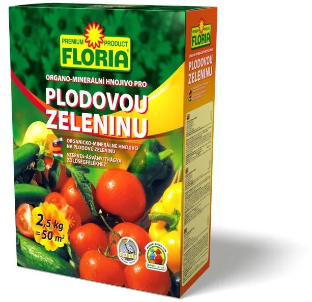 Hnojivo FLORIA pre plodovú zeleninu 2,5 kg