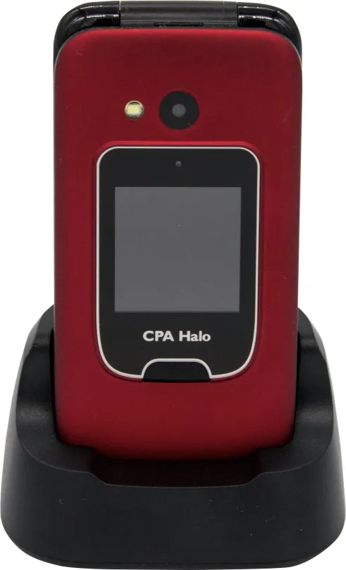 Mobilný telefón CPA Halo 15 Senior červený
