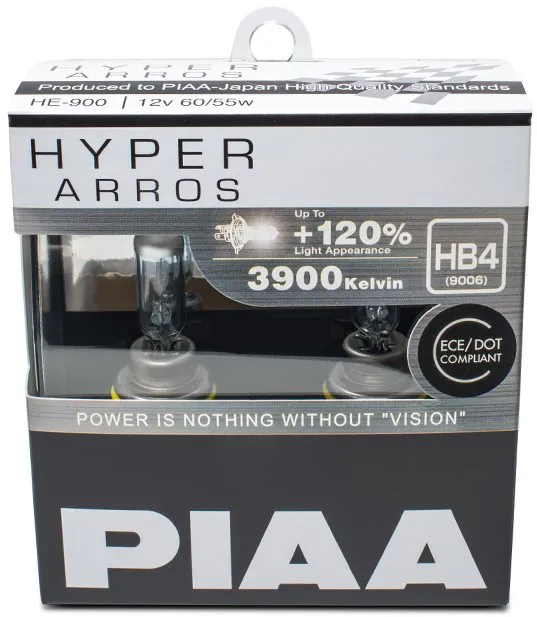 Autožiarovka PIAA Hyper Arros 3900K HB4 + 120% zvýšený jas, 2ks