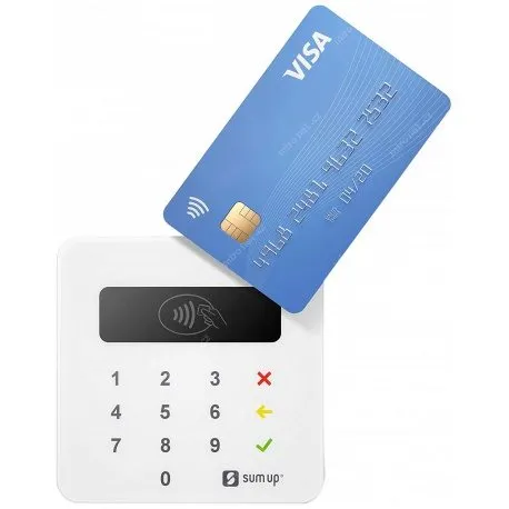 Platobný terminál SumUp, bluetooth, pre akceptáciu kariet VISA / MasterCard, ApplePay, AndroidPay