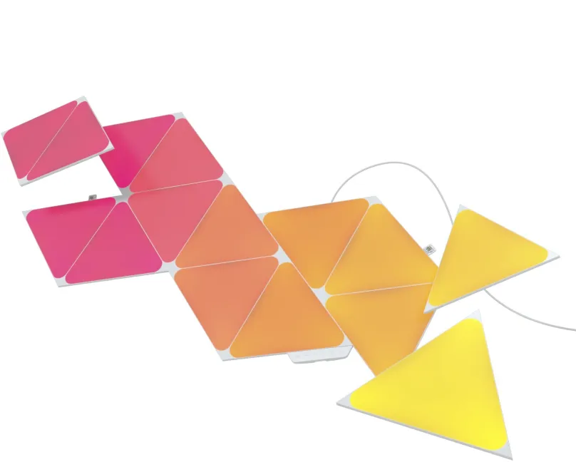 LED svetlo Nanoleaf Shapes Triangles Starter Kit 15 Pack