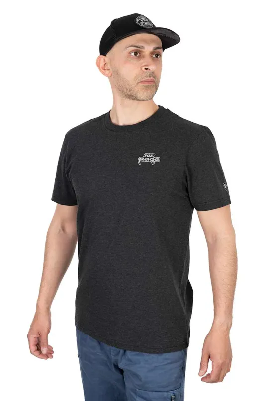 FOX Rage Tričko Voyager Tee DarK Grey S