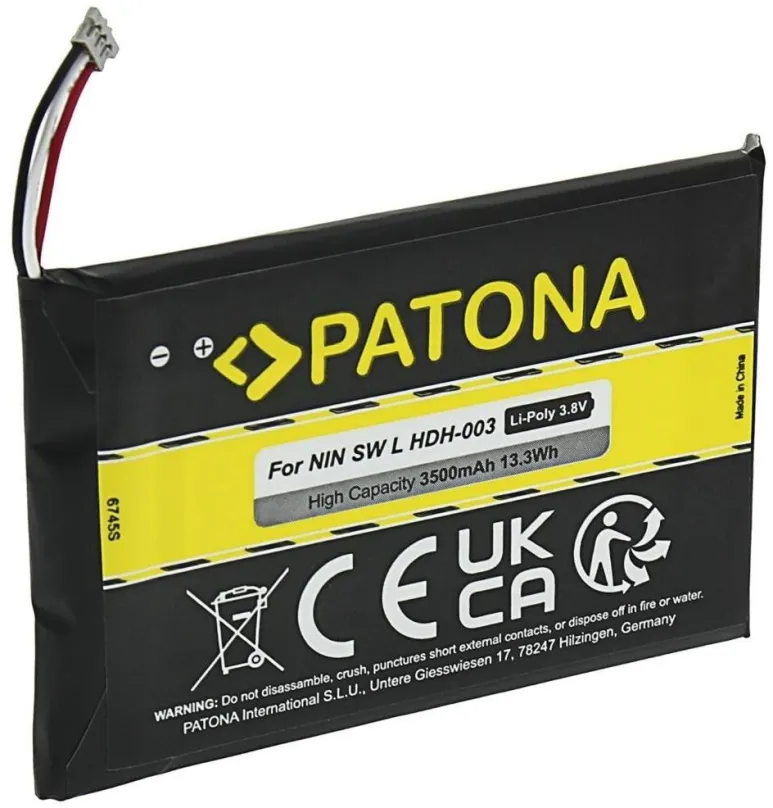 Akumulátor PATONA batéria pre Nintendo Switch Lite HDH-003 3500mAh Li-Pol 3,8V
