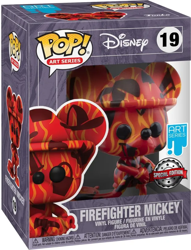 Funko POP Artist Series: Mickey - Firefighter Mickey