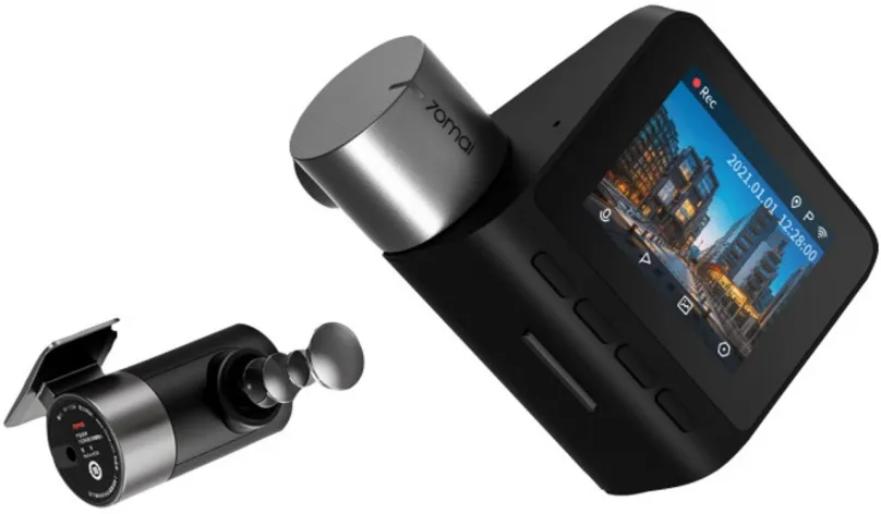 Kamera do auta 70mai Dash Cam Pro Plus+ Set, so snímačom Sony IMX335, rozlíšenie snímača 5