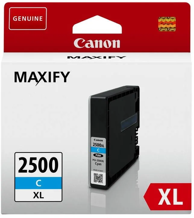 Cartridge Canon PGI-2500XL C azúrová
